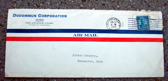 old vitnage LA CALIFORNIA POSTED ENVELOPE 1930s
