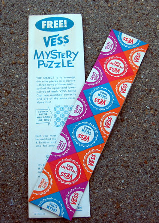 Vess Soda Puzzle Toy