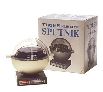 Times Sputnik Radio in Original Box 1960s