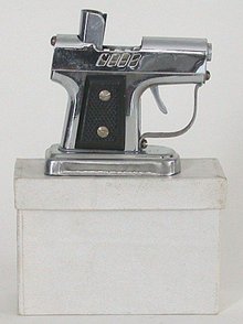 old vintage 1950s OCCUPIED JAPAN pistol lighter