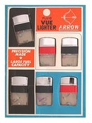 old vintage ARROW VUE LIGHTERS on store display
