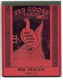 old vintage RED GOOSE SHOES writing tablet
