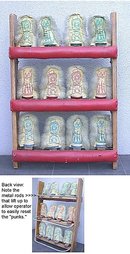 old vintage 1950s CARNIVAL CIRCUS CAT RACK GAME