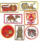 old vintage CIRCUS CARNIVAL PATCHES