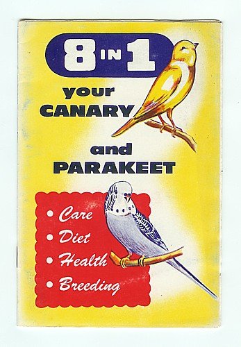 old vintage 1960 PET BIRD CARE book LIC NY