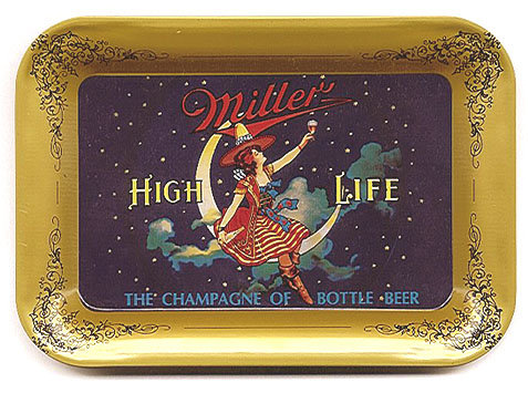 Miller Beer Tin Tip Tray