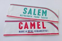 2 old vintage SALEM CAMEL concession stand hats