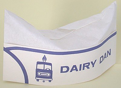 old vintage DAIRY DAN MILK CONCESSION hat