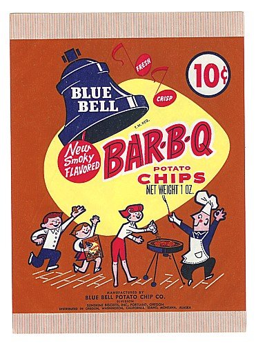 Blue Bell Potato Chip Snack Bags