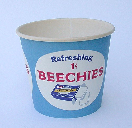 Beechies Gum Store Display Tubs 1950s