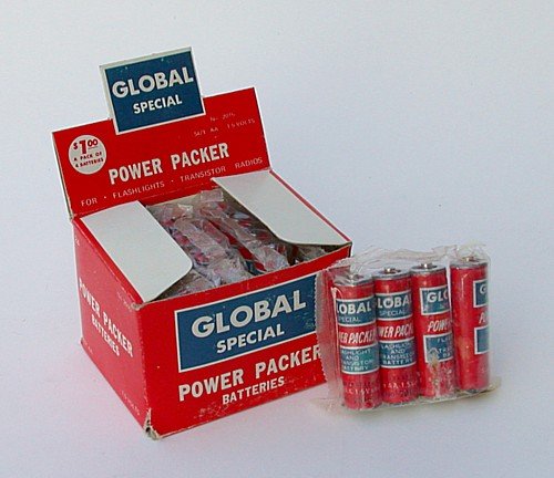 Battery Store Display Box