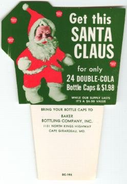 Double Cola Santa Claus Ad Hangar Sign