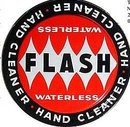 old vintage FLASH HAND CLEANER TIN 1950