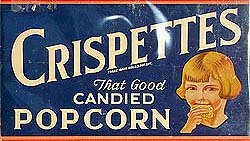 Crispettes Popcorn Sign