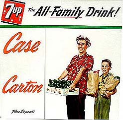 7up Soda Store Sign 1950s