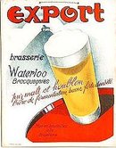 old vintage FRENCH EXPORT BEER tavern sign