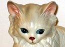 old vintage LEFTON WHITE SIAMESE CAT figurine