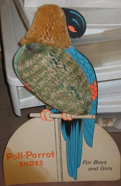 Poll Parrot Standee Sign