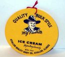 old vintage HOPALONG CASSIDY ICE CREAM sign