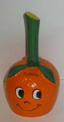 Florida Souvenir Bell Shaped Like Orange