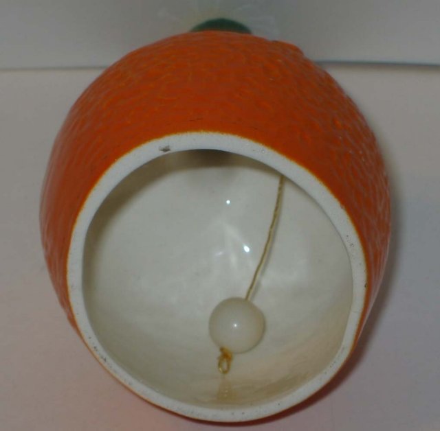 Florida Souvenir Bell Shaped Like Orange