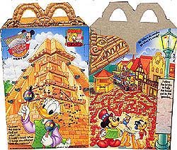 Walt Disney McDonalds Happy Meals