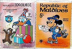 Disney Postage Stamps