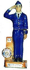 Ezra Brooks Figural Liquor Decanter