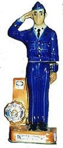Ezra Brooks Figural Liquor Decanter