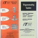 vintage ITW ILLINOIS TOOLS TRIGONOMETRY BOOKLET