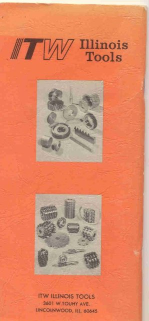 vintage ITW ILLINOIS TOOLS TRIGONOMETRY BOOKLET