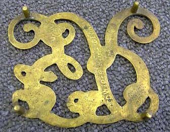 Virginia Metalcrafters trivet Brass