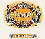 Ideolo Inner Cigar Box Label - VINTAGE ADVERTISING TOBACCO