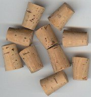 10 old vintage 1890 MEDICAL CORKS