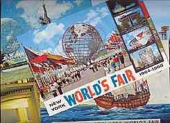 old vintage NEW YORK WORLD'S FAIR POSTCARDS