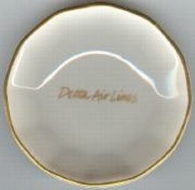 old vintage DELTA AIR LINES NUT DISH 1970S