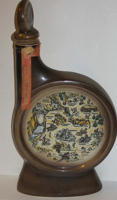 old 1968 JIM BEAM ARIZONA GRAND CANYON bottle