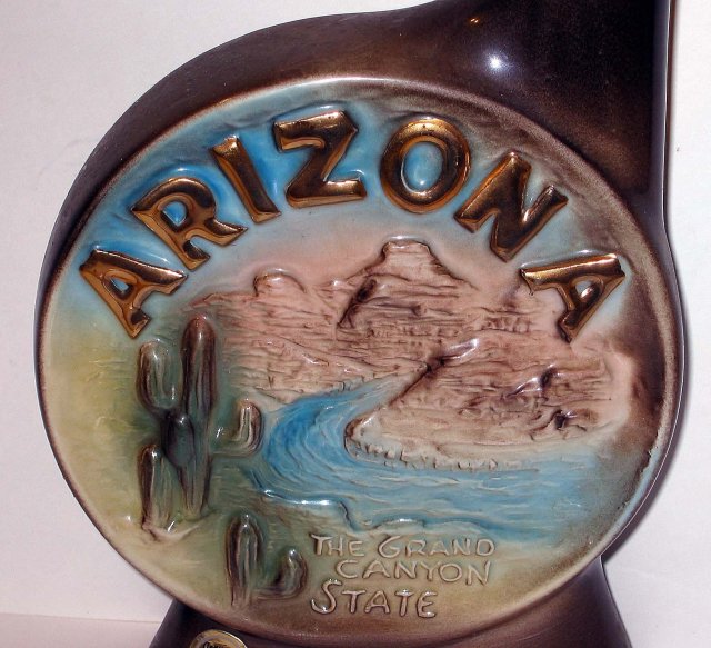 old 1968 JIM BEAM ARIZONA GRAND CANYON bottle