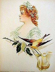 Sybal Sanderson Art Lithograph Print