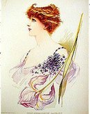 old vintage 1904 VICTORIAN LITHO ~ BURNHARDT