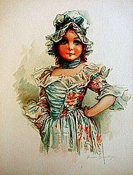 old vintage 1900 victorian litho ~ brundage
