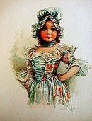 old vintage 1900 victorian litho ~ brundage