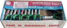 Whistling Gemini Missle Toys in Box