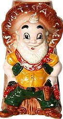 Sparks Nugget Cowboy Vase