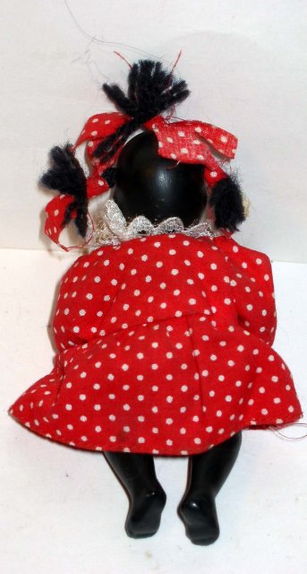 old vintage BLACK AMERICAN bisque doll