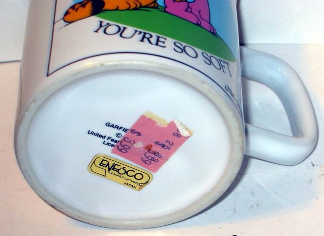 old vintage GARFIELD CAT COFFEE MUG CUP