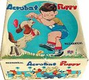 Acrobat Wind-Up Puppy Dog Toy in Original Box