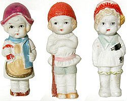 Bisque Baby Doll Statue Toys 1930s