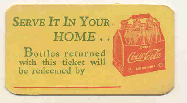 Coca-Cola Soda Redemption Coupons