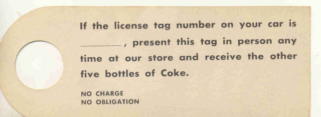 old vintage 1950 COCA COLA detective sign